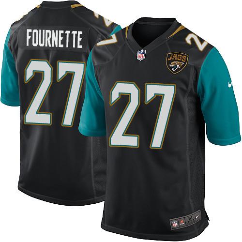Nike Jaguars #27 Leonard Fournette Black Alternate Youth Stitched NFL Elite Jersey